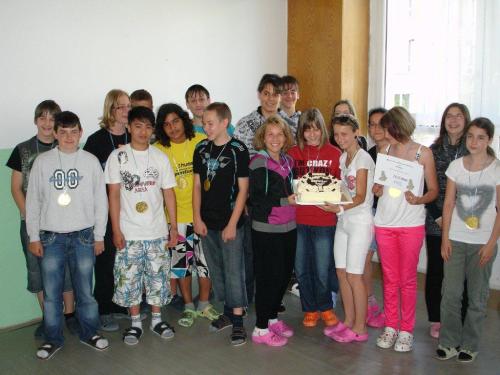 První místo - 7.&nbsp;třída ZŠ Bochov