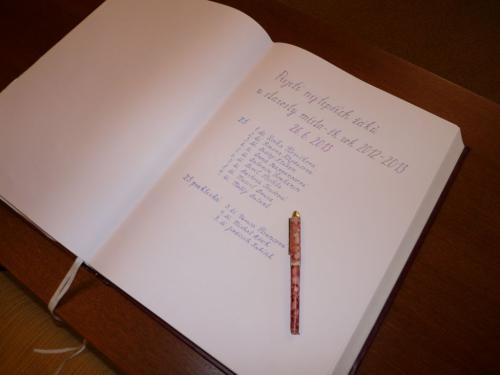 Děti se&nbsp;podepíší do&nbsp;kroniky Bochova