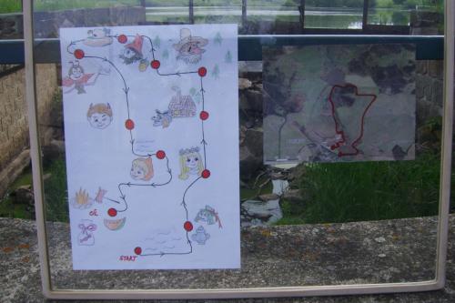 Trasa cesty pohádkovým lesem