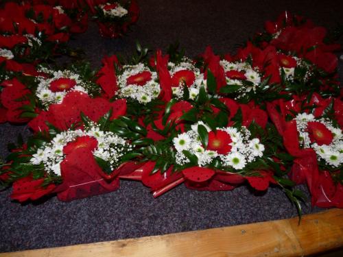 Květinová výzdoba p.&nbsp;Martiny Chalupné