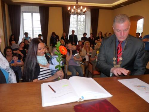 Lucie Karalová se&nbsp;synem Tobiášem Stejskalem